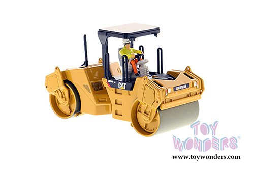 Diecast Masters - Caterpillar CB-534D XW Vibratory Asphalt Compactor - Core Classics Series (1/50 scale diecast model car, Yellow) 85132
